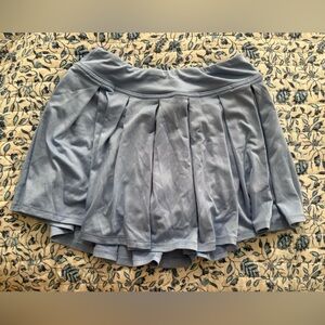 Uniqlo Gray Pleated Skater Mini Skirt